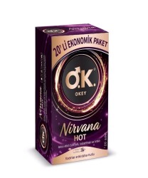 Okey Nirvana Hot Prezervatif 20'li