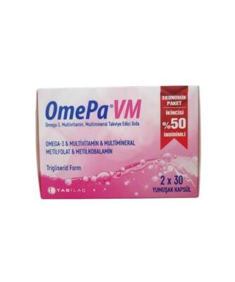 Omepa VM 30 Kapsül 2.si %50 İndirimli