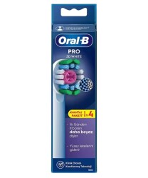 Oral-B Pro 3D White X-Filament 4'lü Diş Fırçası Başlığı
