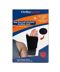 ORTHOFARMA BAŞPARMAK DESTEKLİ EL BİLEK ATELİ BEDENSİZ