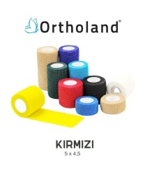 En uygun fiyatlarla Ortholand Coban Bandajı 5x4.5 Kırmızı
