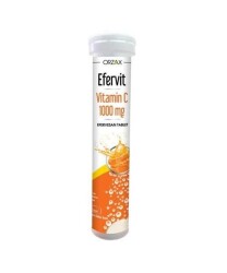 Efervit Vitamin C 1000 Mg 20 Efervesan Tablet - ORZAX
