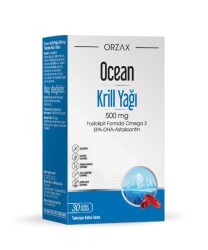 Ocean Krill Oil 500 Mg 30 Kapsül - ORZAX