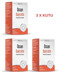 Orzax Ocean Fitozomal Quercetin 60 Kapsül X 3
