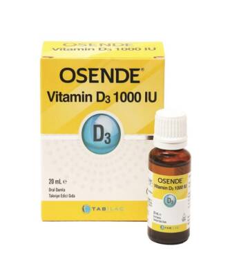 Osende Vitamin D3 Damla 1000 IU 20 ML