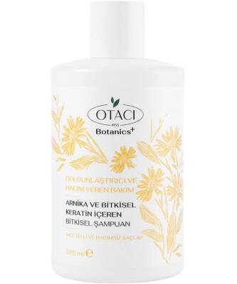 Otaci Botanics Dolgunluk ve Hacim Veren Bakım Arnika ve Bitkisel Keratin İçeren Bitkisel Şampuan 375 ML