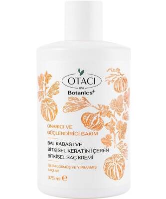 Otaci Botanics Onarıcı ve Güçlendirici Bakım Bal Kabağı ve Bitkisel Keratin İçeren Bitkisel Saç Kremi 375 ML