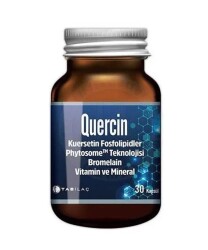 En uygun fiyatlarla Quercin Kuersetin Bromelain Vitamin ve Mineral 30 Kapsül