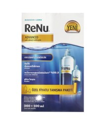 En uygun fiyatlarla Renu Advanced Lens Solüsyonu 360 ML+ 100 ML