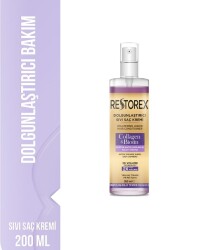 Restorex Collagen & Biotin Dolgunlaştırıcı Sıvı Saç Kremi 200 ml