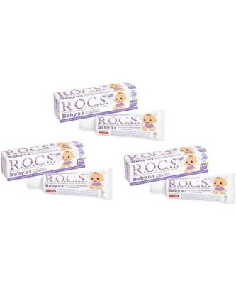 ROCS BABY 0-3 YAŞ IHLAMUR ÖZLÜ DİŞ MACUNU 35 ML x 3 ADET