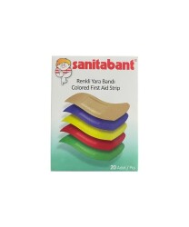 En uygun fiyatlarla Sanitabant Renkli Yara Bandı