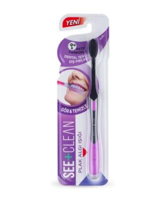 See Clean Plak Algılayıcı Diş Fırçası - Mor