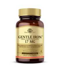 En uygun fiyatlarla Solgar Gentle İron 17 Mg 90 Kapsül