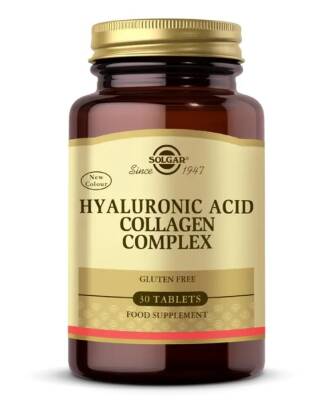Solgar Hyaluronic Acid Collagen Complex 120 Mg 30 Tablet