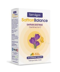 Sorvagen SaffronBalance Safran 30 Çiğneme Tableti