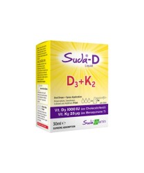 En uygun fiyatlarla Suda Vitamin Suda-D Vitamin D3 K2 30 ML