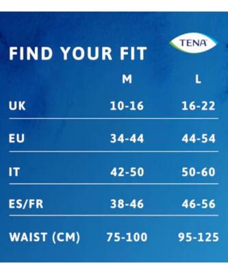 Tena Silhouette Plus Kadınlara Özel Yüksek Bel Emici Külot Ten Medium 9 lu