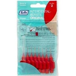 En uygun fiyatlarla Tepe İnterdental Brush Orginal Diş Arasi Firçasi Kirmizi 0,5 Mm 8'li Paket Size 