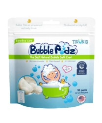 Trukid Bubble Podz Sensitive Care Unscented Bubble Bath 10 adet