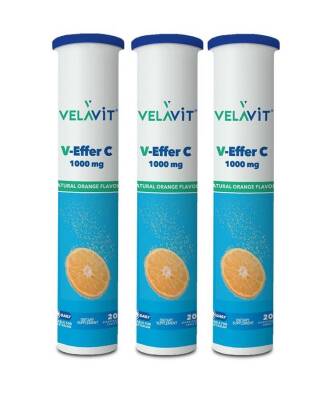 Velavit V-Effer C 1000 Mg 20 Tablet x 3 Adet