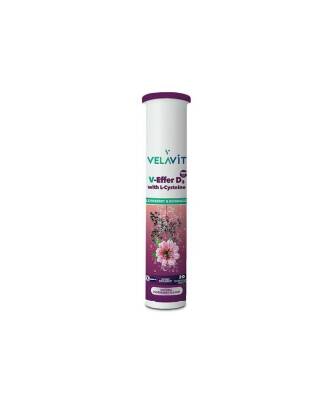Velavit V-Effer D3 with L-Cysteine 20 Efervesan Tablet