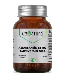 Venatura Astaksantin 12 mg 30 Kapsül - VeNatura