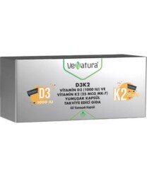 Venatura D3K2 Vitamin 60 Kapsül