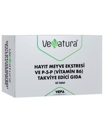 Venatura Hayıt Meyve Ekstresi P5P Vitamin B6 60 Tablet