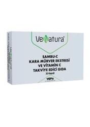 Venatura Sambu-C Kara Mürver Ekstresi Ve Vitamin C 20 Kapsül