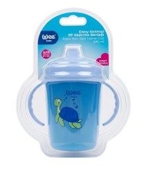 Wee Baby 755 Enjoy Akıtmaz Alıştırma Bardağı 240 ml Mavi