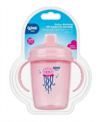 Wee Baby 755 Enjoy Akıtmaz Alıştırma Bardağı 240 ml Pembe