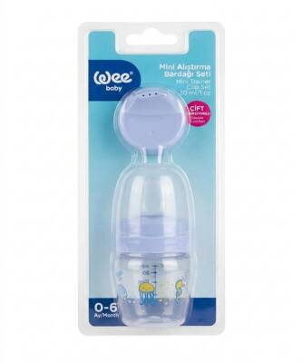 Wee Baby 778 Mini PP Alıştırma Bardağı Seti - Mavi