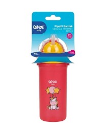 Wee Baby 896 Pipetli Bardak 300 ml Pembe