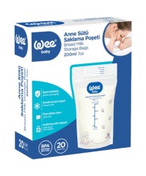 Wee 558 Süt Saklama Poşeti 20'li