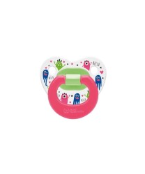 Wee Baby 835 Damaklı Emzik Desenli No: 3 - Pembe