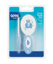 Wee Baby 803 Bebek Fırça Tarak Seti - Mavi