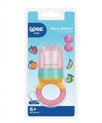 Wee Baby 207 Meyve Süzgeci - Pembe- Turuncu
