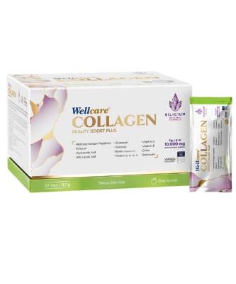 Wellcare Collagen Beauty Boost Plus 10.000 mg Elma Aromalı 30 Saşe