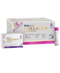 Wellcare Collagen Beauty Plus 10000 mg Karpuz & Nane Aromalı Likit Form 30 Tüp x 40 ml + 30 Kapsül