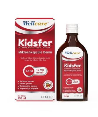 Wellcare Kidsfer Şurup 150 ml