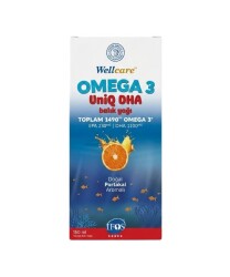 En uygun fiyatlarla Wellcare Omega 3 Doğal Portakal Aromalı Balık Yağı 150 ML