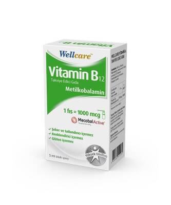 Wellcare Vitamin B12 1000 mcg Sprey 5 ML