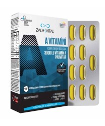 En uygun fiyatlarla Zade Vital A Vitamini 30 Kapsül