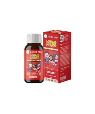 Zühre Ana Kids Multivitamin Şurup Çilekli 150 ML